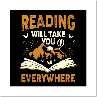 Reading Will Take You Everywhere Posters and Art